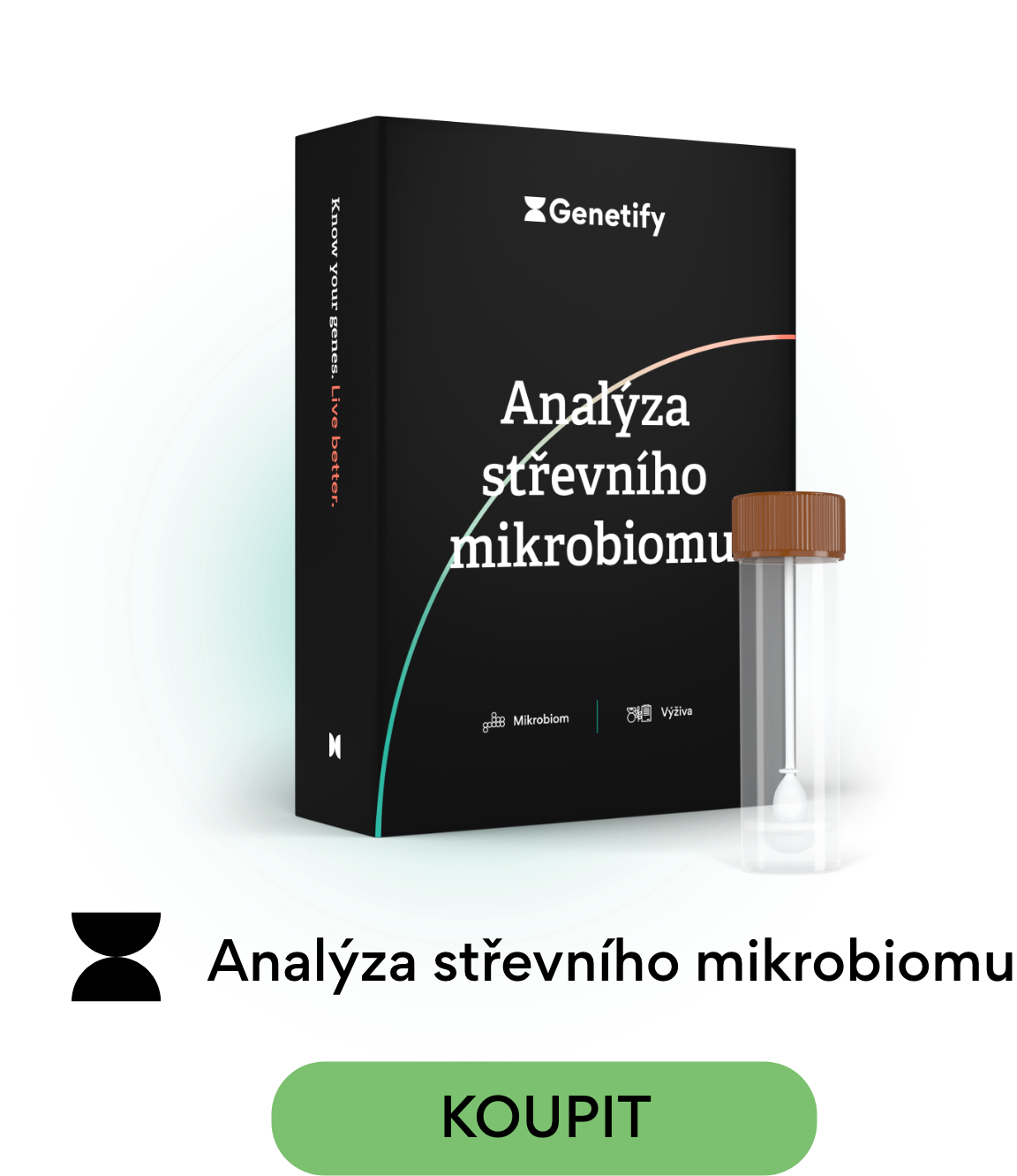 Otestujte svůj střevní mikrobiom s Genetify.